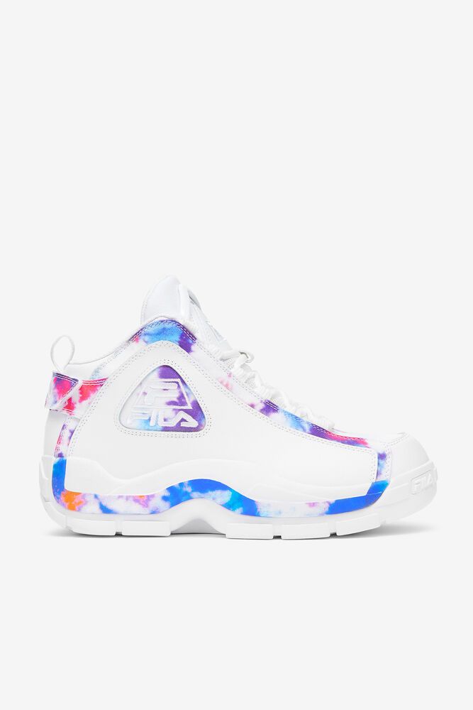 Fila Miesten Tennarit Grant Hill 2 Tie Dye Valkoinen - GDVY-32859